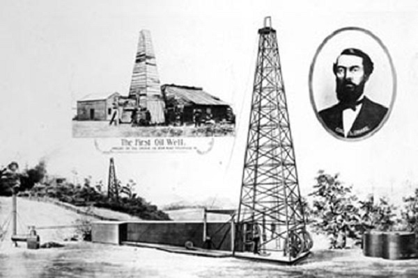 اولین چاه نفت دنیا در کدام شهر به بهره برداری رسید 
